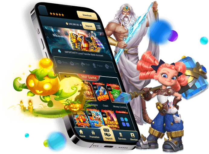 Hình ảnh thể hiện sự đa dạng của các trò chơi và dịch vụ tại hp88 app